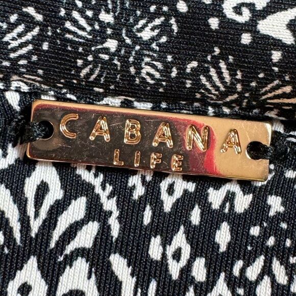 Cabana Life Shirt Womens Size Small Paisley Mesh quarter Zip UPF 50 Golf Tennis - Picture 11 of 13